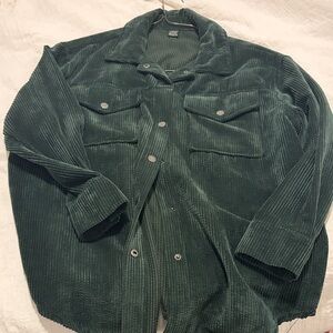 Wild Fable Forest Green Corduroy Shirt